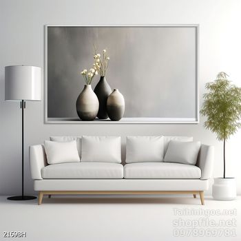 Tranh bình hoa đẹp tinh tế mẫu mới nhất