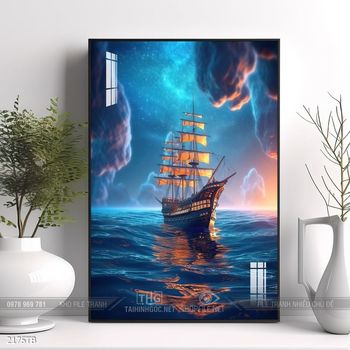 Tranh thuận buồm xuôi gió treo tường đẹp
