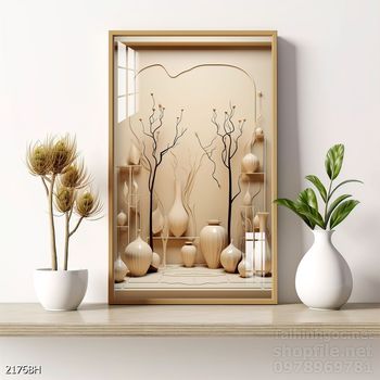 File tranh bình hoa nghệ thuật mẫu mới nhất