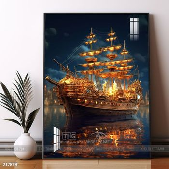 Tranh thuận buồm xuôi gió đẹp ấn tượng