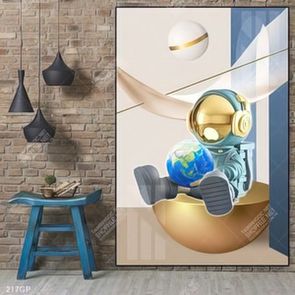 Tranh file gốc phi hành gia chất lượng cao