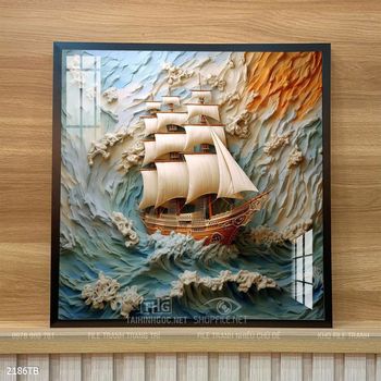Tranh thuận buồm xuôi gió treo tường đẹp