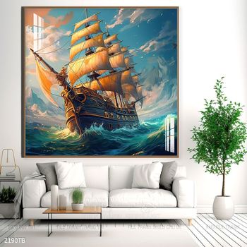 Tranh thuận buồm xuôi gió treo tường