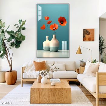 Mẫu tranh bình hoa sang trọng đẹp độc đáo