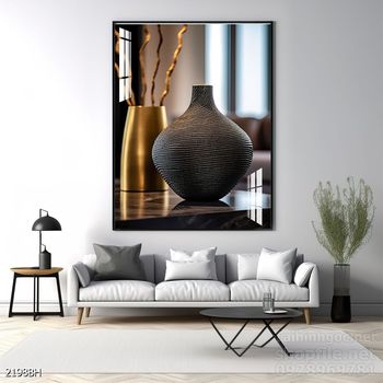 Mẫu tranh bình hoa đẹp hiện đại trang trí tường nhà