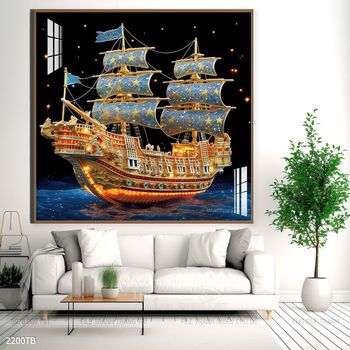 Tranh thuận buồm xuôi gió đẹp ấn tượng