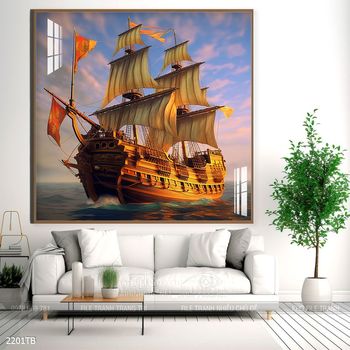 Tranh thuận buồm xuôi gió treo tường