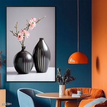 Tranh bình hoa đẹp tinh tế mẫu mới nhất