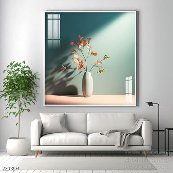 Tranh bình hoa nghệ thuật treo tường