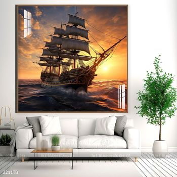 Tranh thuận buồm xuôi gió đẹp ấn tượng