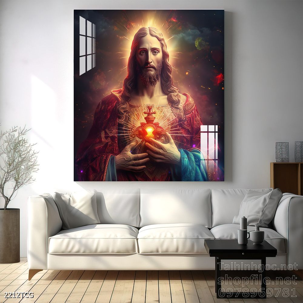 File tranh công giáo decor trang trí tường phòng thờ