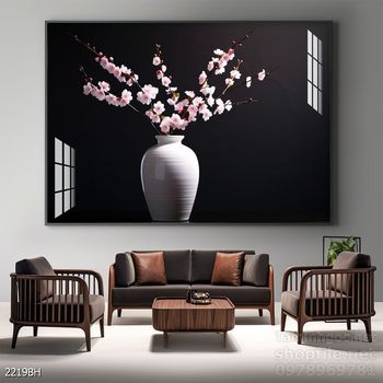 Mẫu tranh bình hoa treo tường đẹp nhất