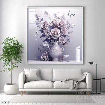 Tranh bình hoa đẹp