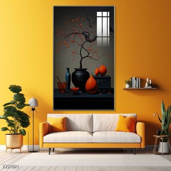 Tranh bình hoa trang trí phòng khách, phòng ăn đẹp