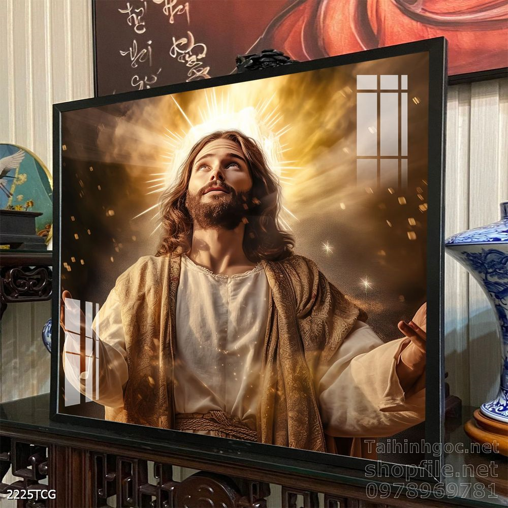 File tranh công giáo decor trang trí tường phòng thờ