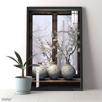 Tranh bình hoa 3D tuyệt đẹp