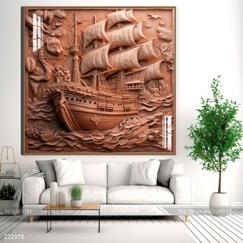 Tranh thuận buồm xuôi gió treo tường đẹp