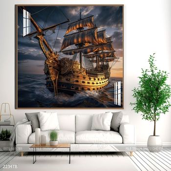 Tranh thuận buồm xuôi gió đẹp