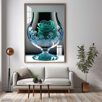 Tranh bình hoa đẹp tinh tế mẫu mới nhất