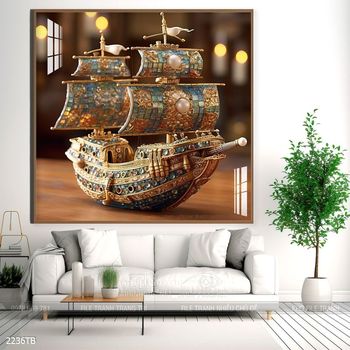 Tranh phong thủy thuận buồm xuôi gió tài lộc đẹp