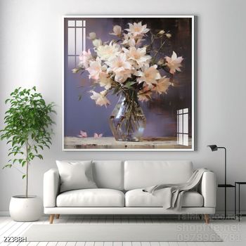 Mẫu tranh bình hoa treo tường đẹp nhất