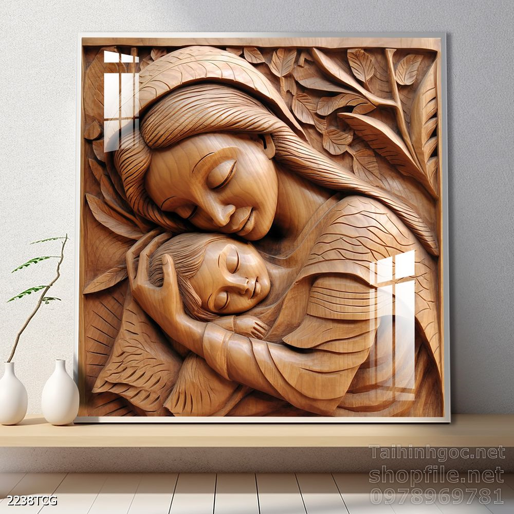 File tranh công giáo decor trang trí tường phòng thờ