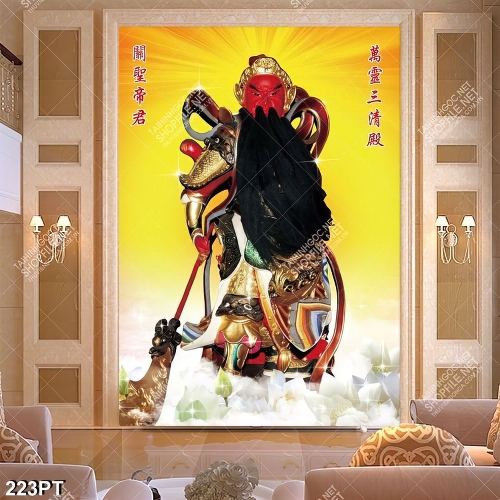 Tranh phòng thờ in kính QUANG CÔNG chất lượng cao