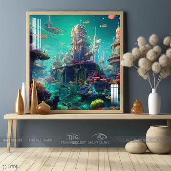 Tranh cá heo đẹp