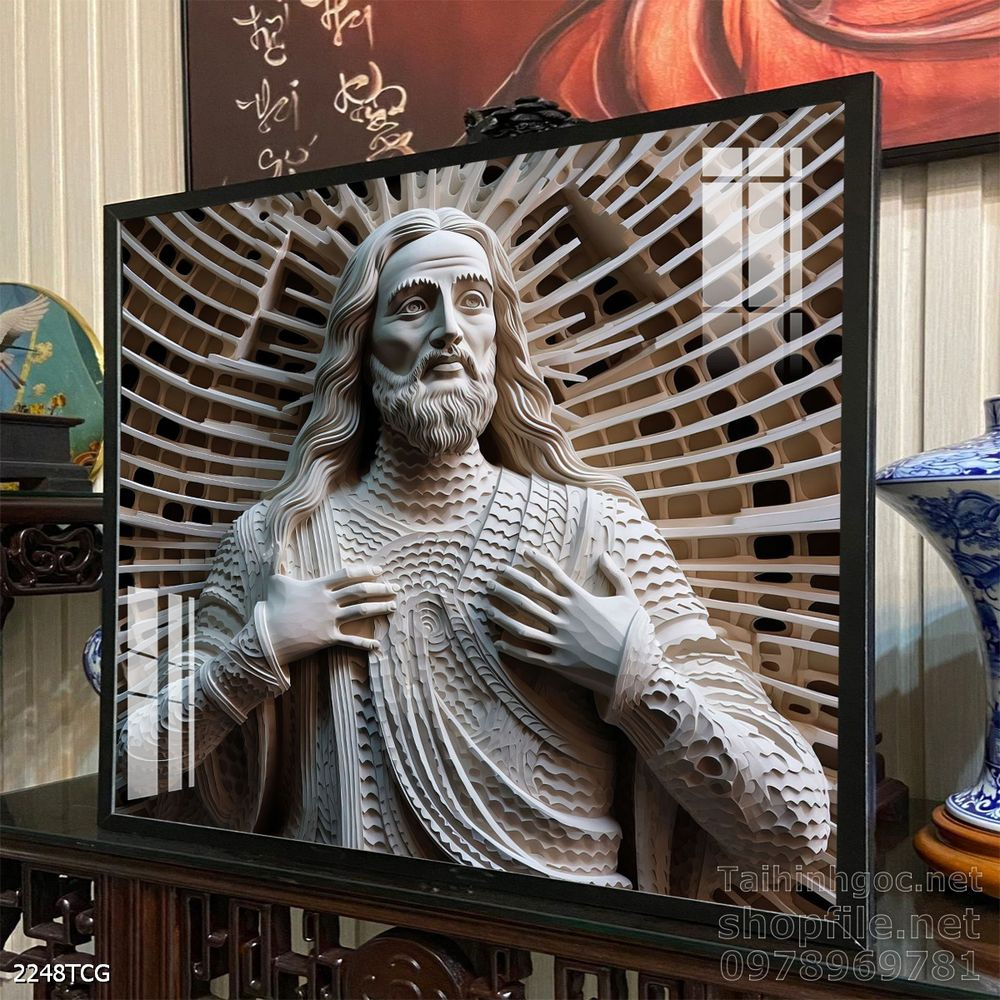 Tranh tranh trí tường công giáo sang trọng