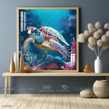 Tranh treo tường những chú cá heo đáng yêu