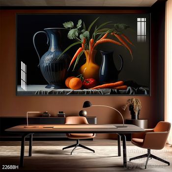 Tranh bình hoa độc đáo trang trí phòng khách