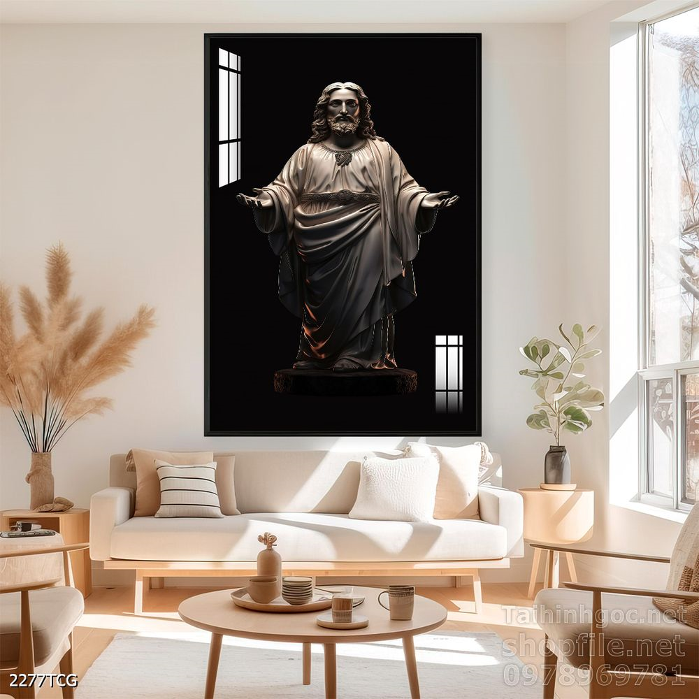 File tranh công giáo decor trang trí tường phòng thờ