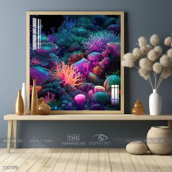 Tranh cá heo đẹp độc đáo