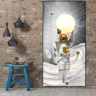 Tranh nghệ thuật phi hành gia trang trí tường nhà
