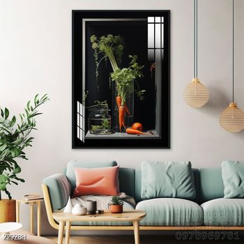 File tranh bình hoa đẹp decor tường nhà trang trí