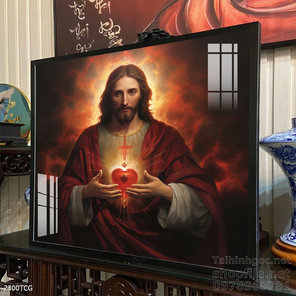 Tranh tranh trí tường công giáo sang trọng