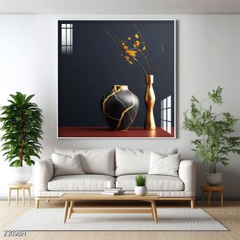 Tranh bình hoa nghệ thuật sang trọng