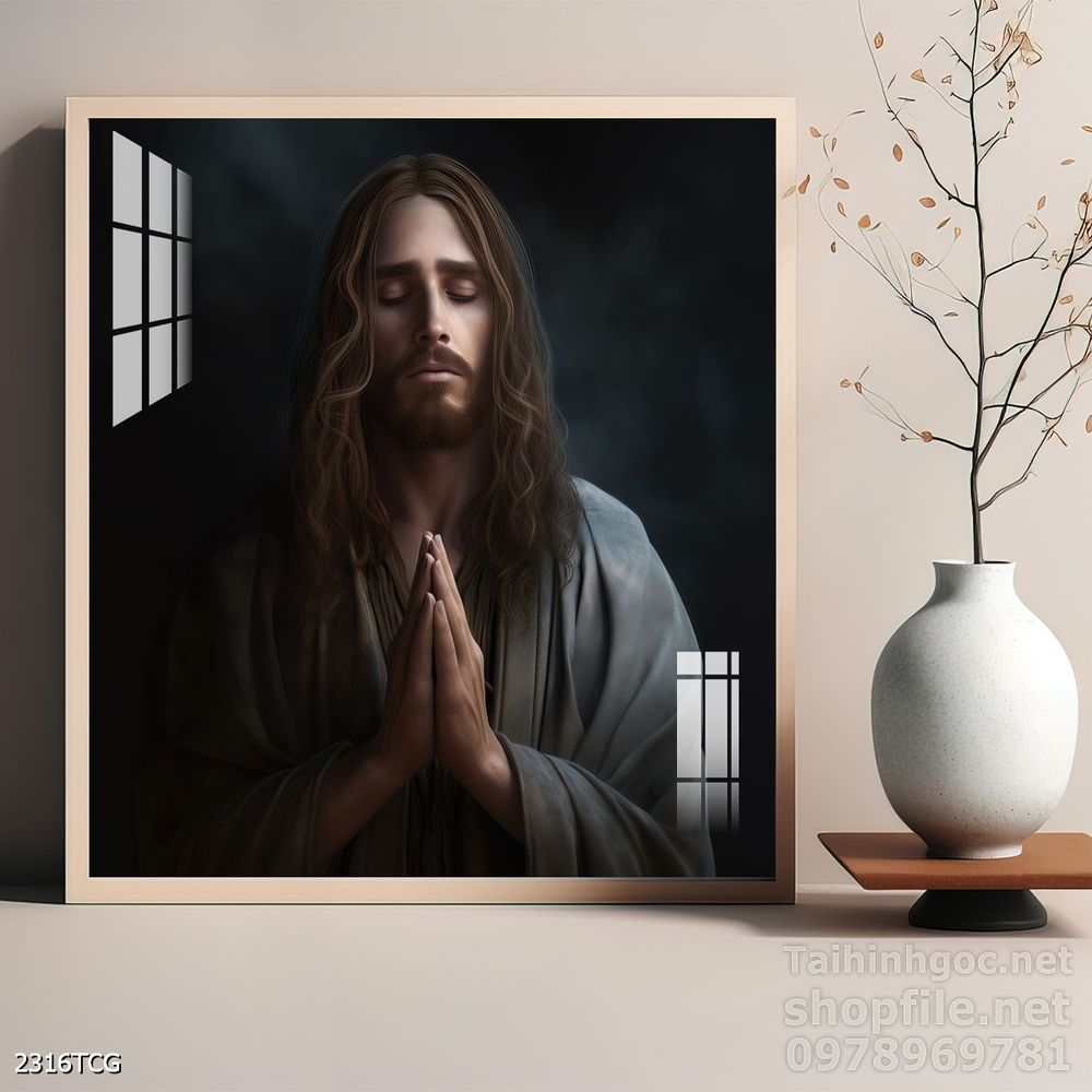 File tranh công giáo decor trang trí tường phòng thờ
