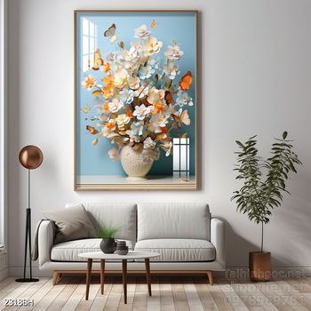 Tranh bình hoa trang trí phòng khách, phòng ăn đẹp