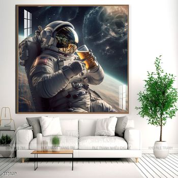 Tranh treo tường nghệ thuật phi hành gia