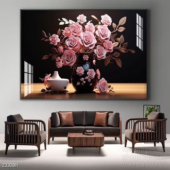 Tranh bình hoa đẹp