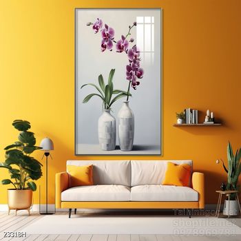 Tranh bình hoa hiện đại treo tường sang trọng ý nghĩa