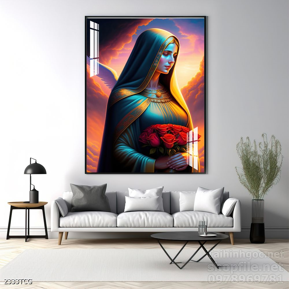 Tranh decor trang trí tường công giáo