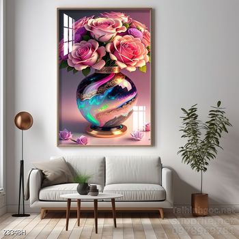 File tranh bình hoa nghệ thuật mẫu mới nhất