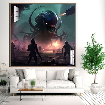 Tranh treo tường nghệ thuật phi hành gia