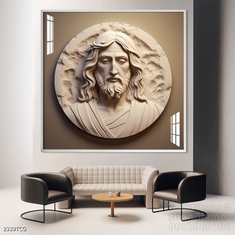 Tranh tranh trí tường công giáo sang trọng