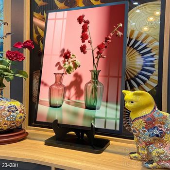 Tranh bình hoa nghệ thuật sang trọng