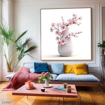 Mẫu tranh bình hoa treo tường đẹp nhất