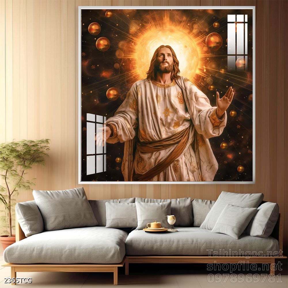 Tranh tranh trí tường công giáo sang trọng