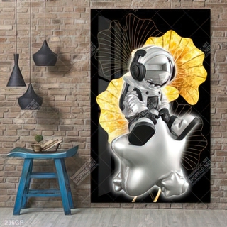 Tranh file gốc phi hành gia chất lượng cao